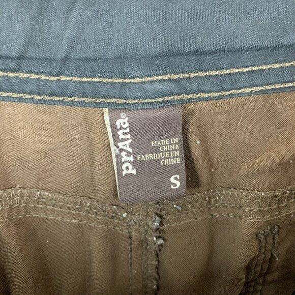 Prana Mens Shorts Small Brown Cargo Zion Belted 12" Inseam Outdoor Hiking UPF - Picture 3 of 11